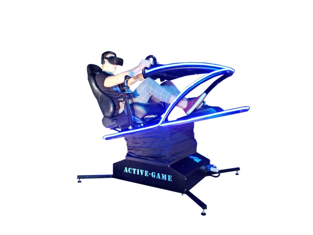 Two-seat motion experience on a Gmotion 2DOF base