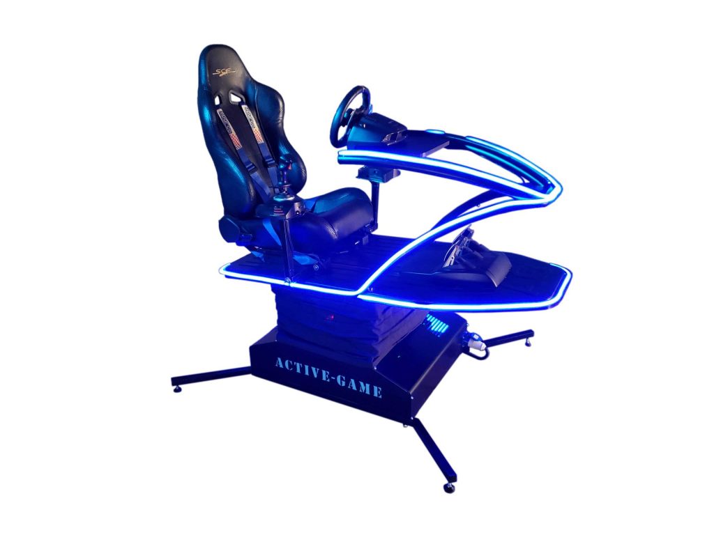 SuperSim 2DOF flight and racing simulator
